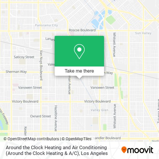 Around the Clock Heating and Air Conditioning (Around the Clock Heating & A / C) map