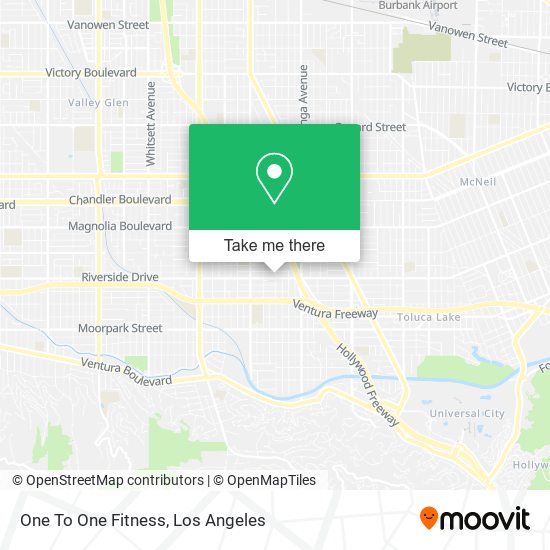 One To One Fitness map