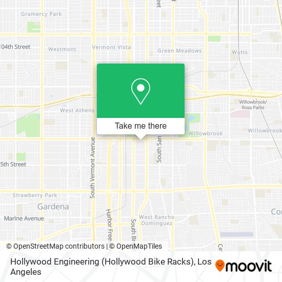 Hollywood Engineering (Hollywood Bike Racks) map