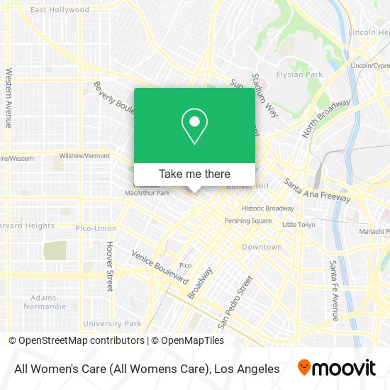All Women's Care (All Womens Care) map