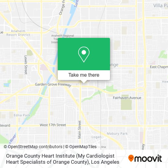 Orange County Heart Institute (My Cardiologist Heart Specialists of Orange County) map