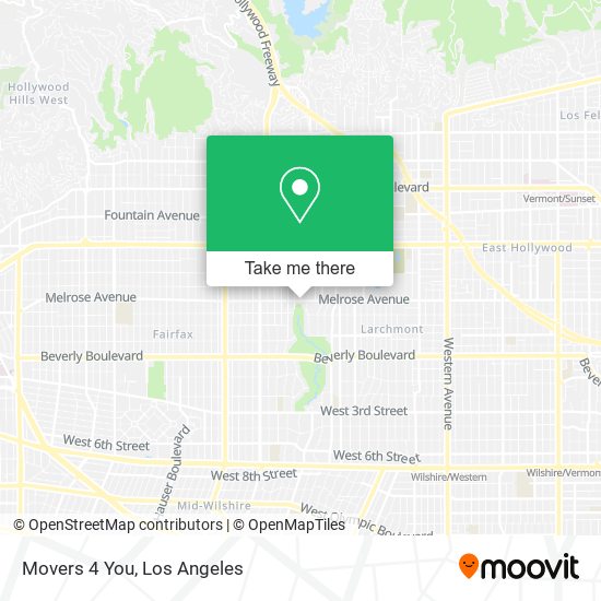 Movers 4 You map