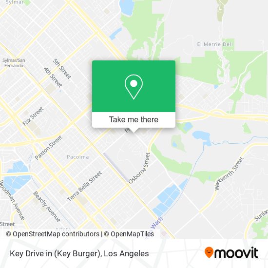 Mapa de Key Drive in (Key Burger)