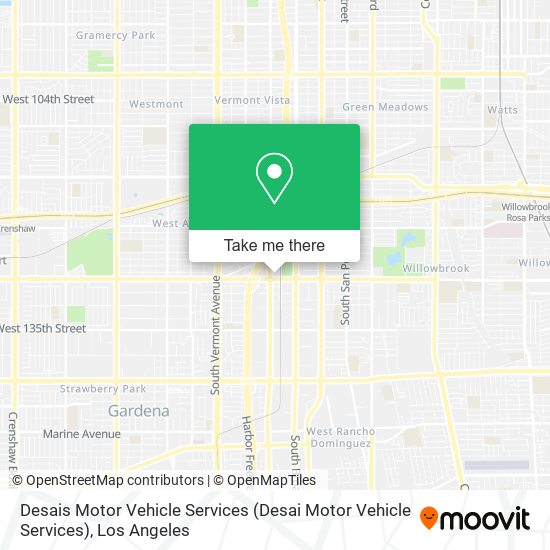 Desais Motor Vehicle Services map