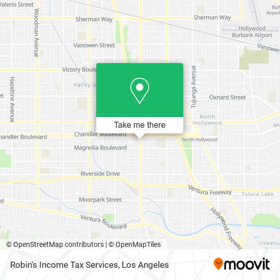 Robin's Income Tax Services map