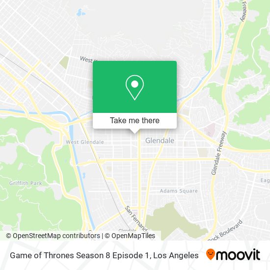 Mapa de Game of Thrones Season 8 Episode 1