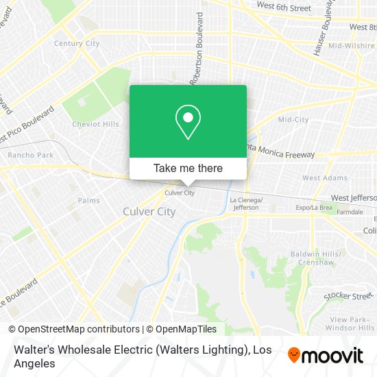 Mapa de Walter's Wholesale Electric (Walters Lighting)