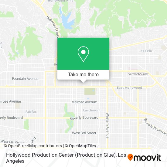 Hollywood Production Center (Production Glue) map