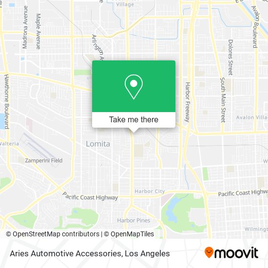 Aries Automotive Accessories map