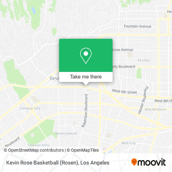 Kevin Rose Basketball (Rosen) map