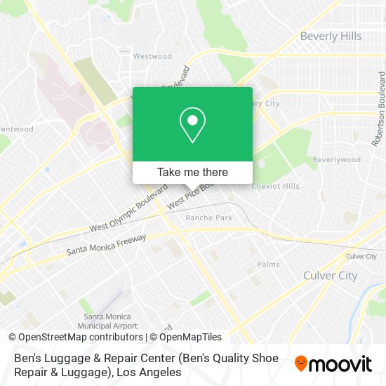 Ben's Luggage & Repair Center (Ben's Quality Shoe Repair & Luggage) map