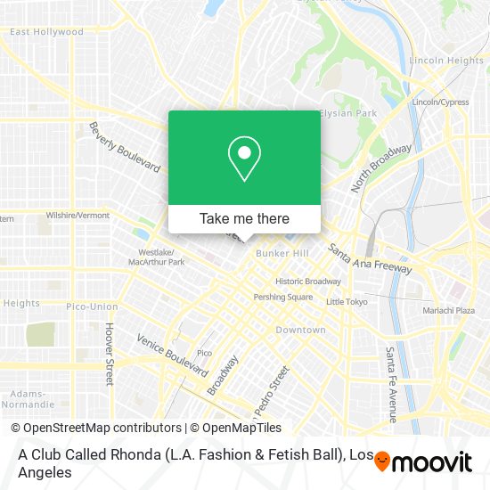 A Club Called Rhonda (L.A. Fashion & Fetish Ball) map