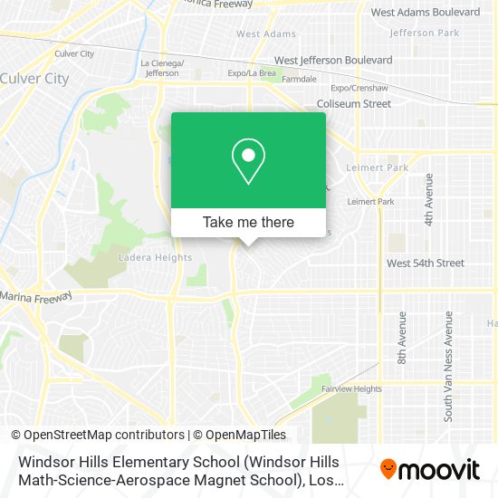 Windsor Hills Elementary School (Windsor Hills Math-Science-Aerospace Magnet School) map