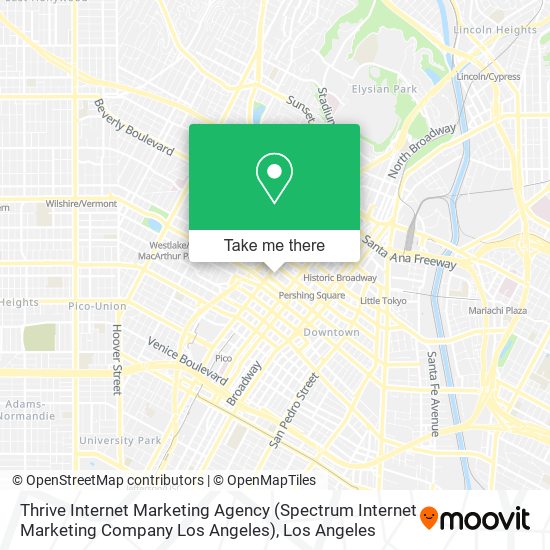 Thrive Internet Marketing Agency (Spectrum Internet Marketing Company Los Angeles) map