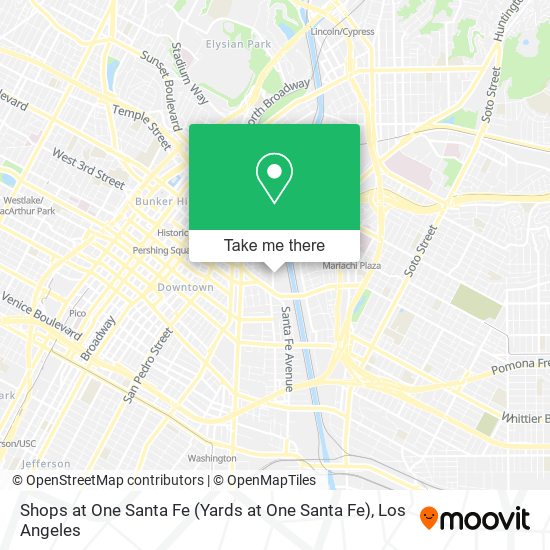 Mapa de Shops at One Santa Fe