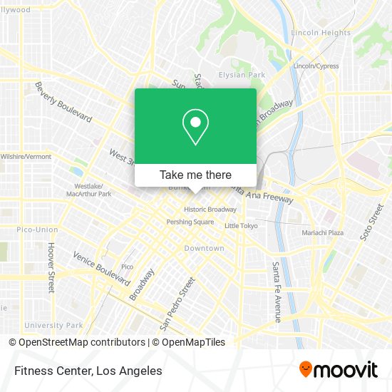 Fitness Center map