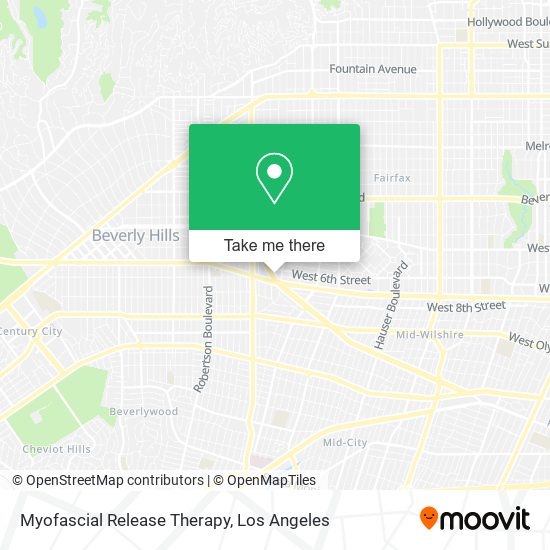 Myofascial Release Therapy map