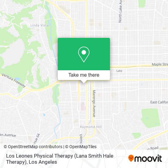 Mapa de Los Leones Physical Therapy (Lana Smith Hale Therapy)