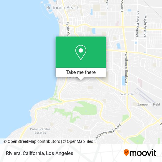 Riviera, California map