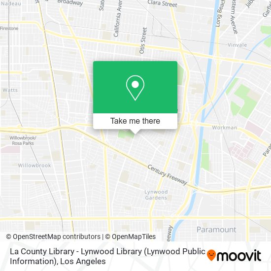 La County Library - Lynwood Library (Lynwood Public Information) map