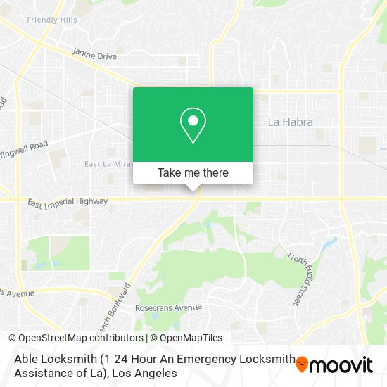 Able Locksmith (1 24 Hour An Emergency Locksmith Assistance of La) map