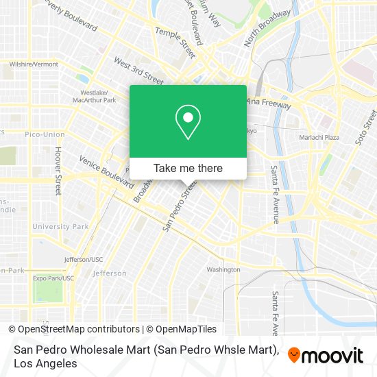 San Pedro Wholesale Mart map