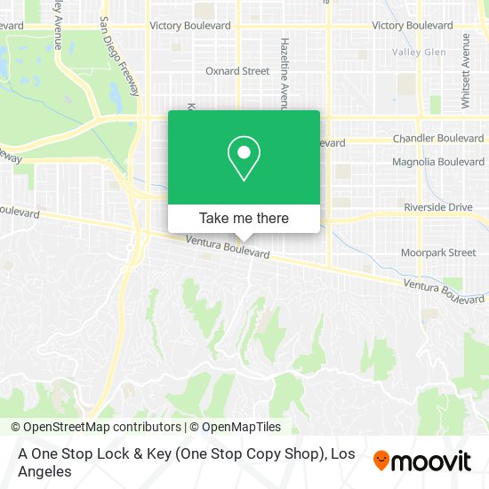 Mapa de A One Stop Lock & Key (One Stop Copy Shop)