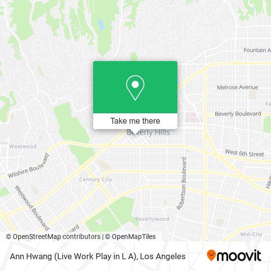 Ann Hwang (Live Work Play in L A) map