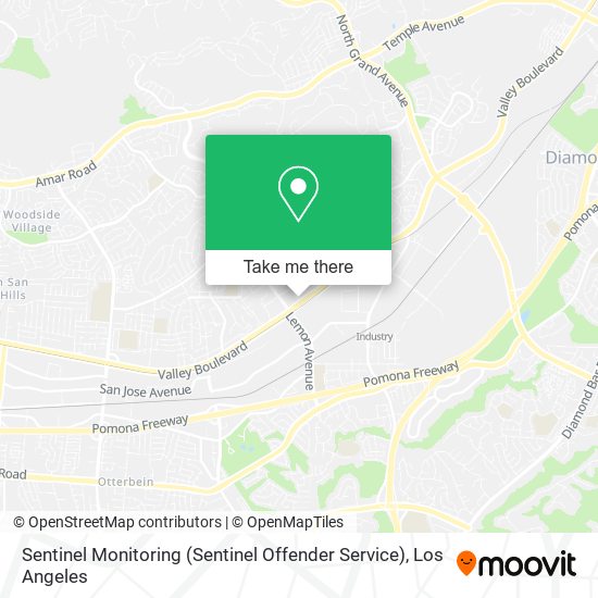 Sentinel Monitoring (Sentinel Offender Service) map