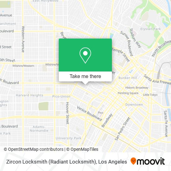 Zircon Locksmith (Radiant Locksmith) map