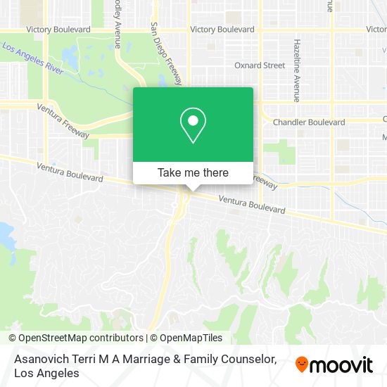 Mapa de Asanovich Terri M A Marriage & Family Counselor