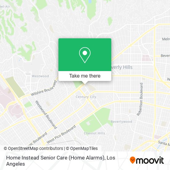 Mapa de Home Instead Senior Care (Home Alarms)