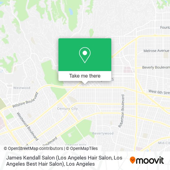 James Kendall Salon (Los Angeles Hair Salon, Los Angeles Best Hair Salon) map