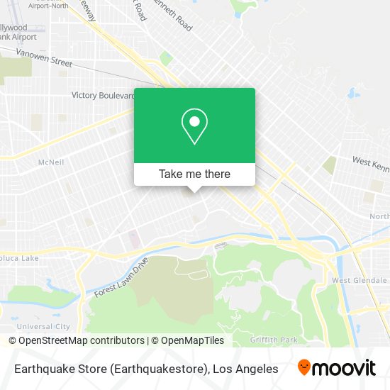 Mapa de Earthquake Store (Earthquakestore)
