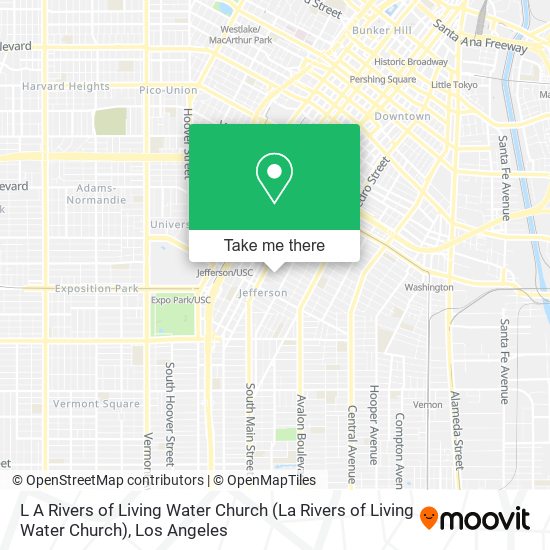 L A Rivers of Living Water Church (La Rivers of Living Water Church) map