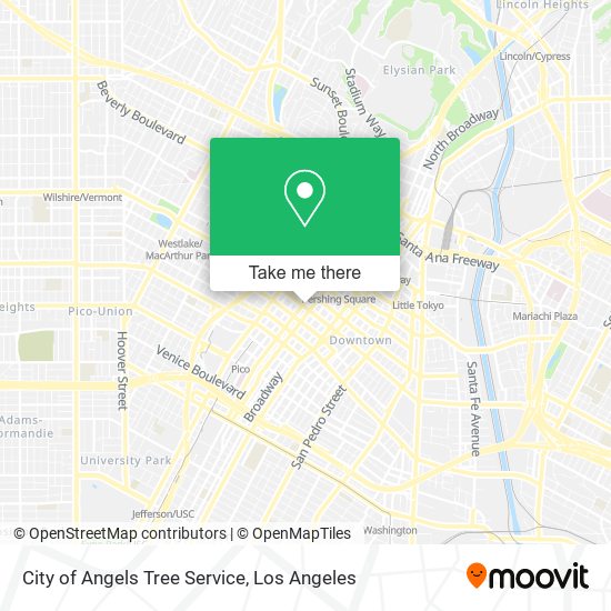 City of Angels Tree Service map