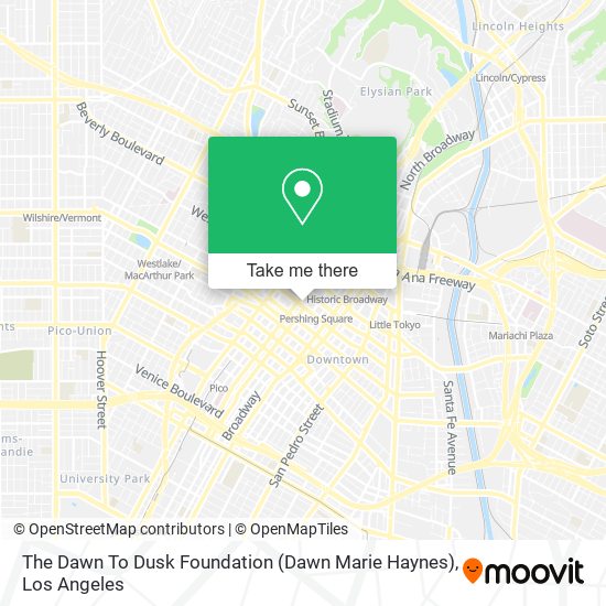 Mapa de The Dawn To Dusk Foundation (Dawn Marie Haynes)