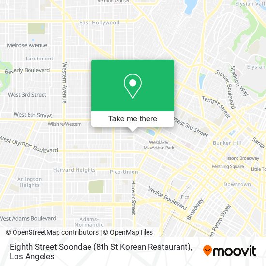 Eighth Street Soondae (8th St Korean Restaurant) map