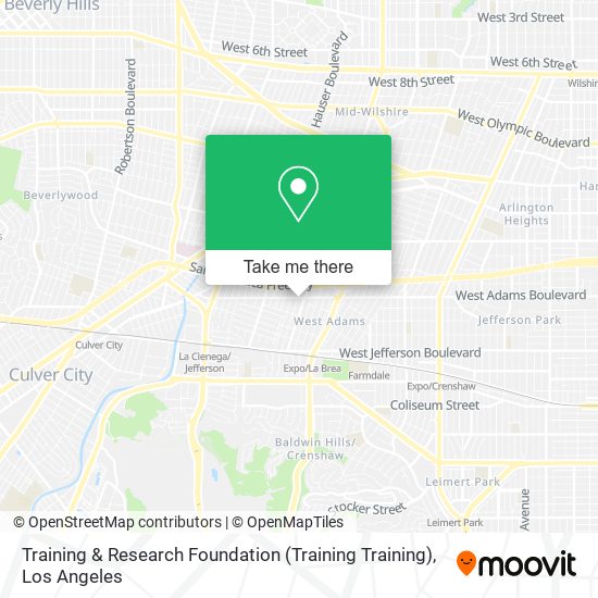 Mapa de Training & Research Foundation (Training Training)