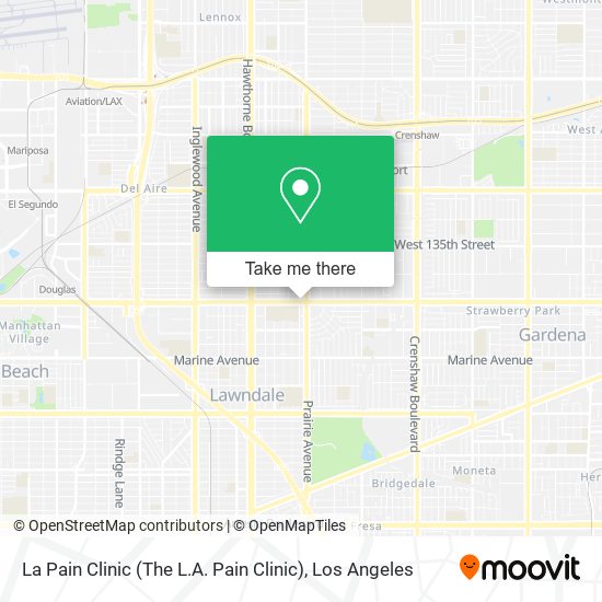 Mapa de La Pain Clinic (The L.A. Pain Clinic)