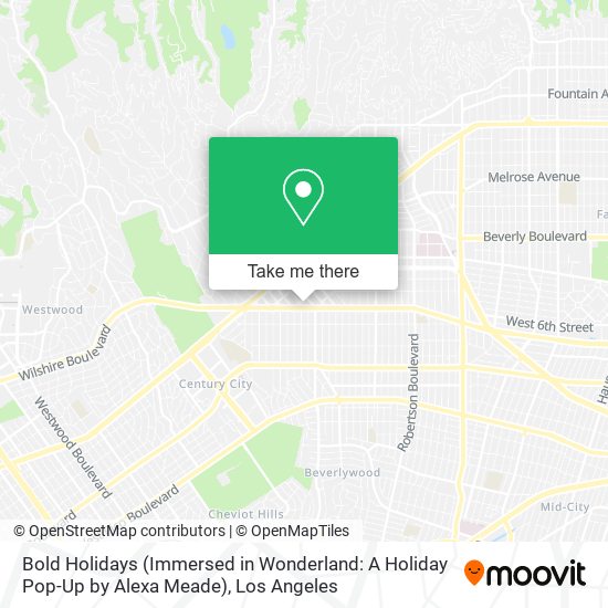 Bold Holidays (Immersed in Wonderland: A Holiday Pop-Up by Alexa Meade) map