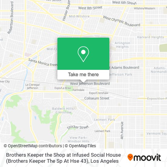 Brothers Keeper the Shop at Infused Social House (Brothers Keeper The Sp At Hse 43) map