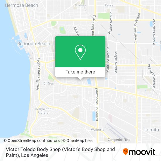 Mapa de Victor Toledo Body Shop (Victor's Body Shop and Paint)