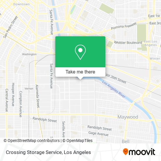 Crossing Storage Service map
