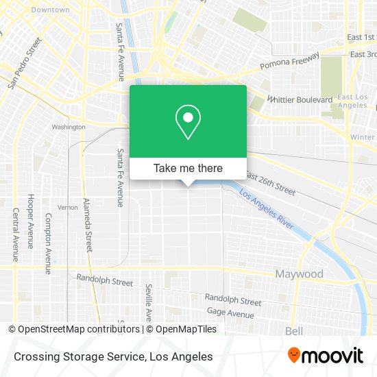 Mapa de Crossing Storage Service