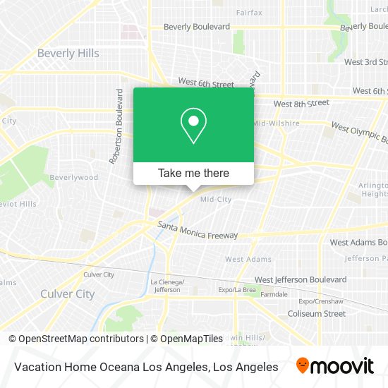 Mapa de Vacation Home Oceana Los Angeles