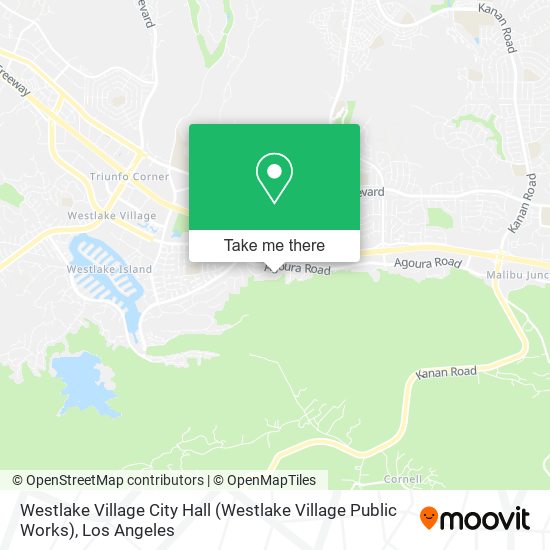 Mapa de Westlake Village City Hall (Westlake Village Public Works)