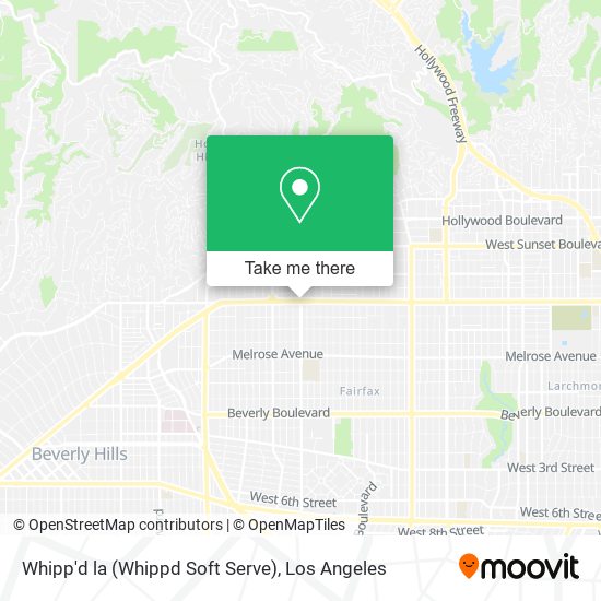 Whipp'd la (Whippd Soft Serve) map