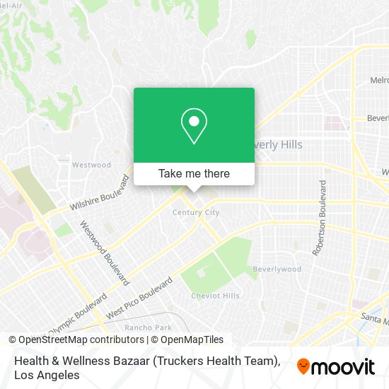 Mapa de Health & Wellness Bazaar (Truckers Health Team)
