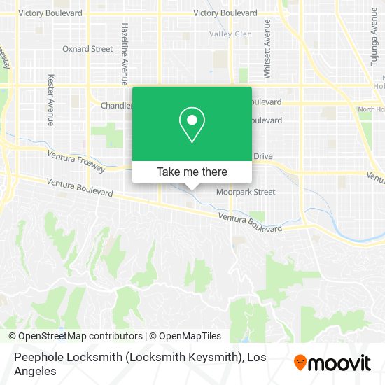 Mapa de Peephole Locksmith (Locksmith Keysmith)